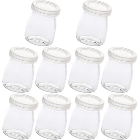 10 weiße Kunststoff-Bonbonboxen für 100 ml Süßigkeiten, im Babyfläschchen-Stil, für kreative Süßigkeitenverpackungen, für Hochzeiten und Babypartys (1/5)