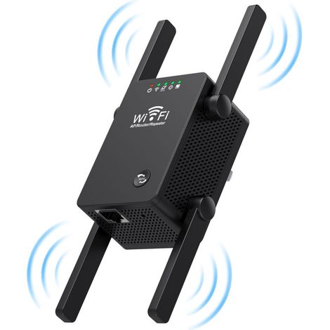 Nouveau 300Mmini répéteur amplificateur de Signal sans fil répéteur wifi réseau AP Booster Extender (noir) (1/5)