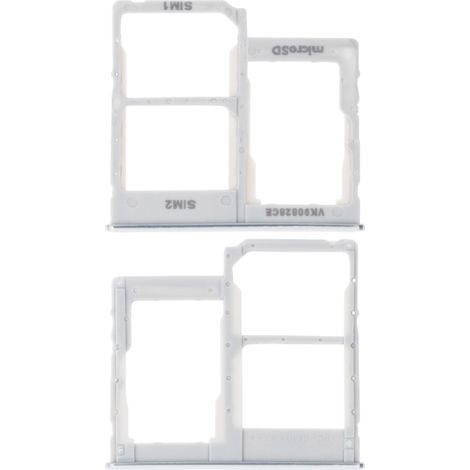 Vassoio porta SIM per Samsung Galaxy A40 (A405) bianco (1/3)