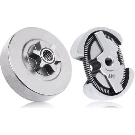 Kit de montage de tambour d'embrayage 3/8-6T pour Husqvarna 120 36 41 136 137 141 142 235 235E 240 236 Jonsered 2035 2036 2040 2041 Partner 350 351 Chaîne scie 53000 47061 (1/5)