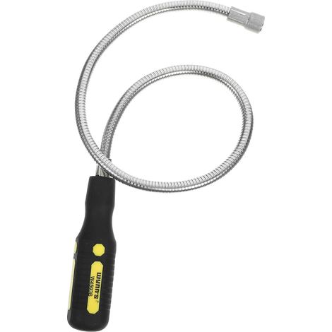 Outil de Ramassage Magnétique pour Boîte à Outils et Récupération de Pièces Métalliques Couleur Télescopique Aimant Puissant en Acier Inoxydable et Caoutchouc Couleur (1/5)