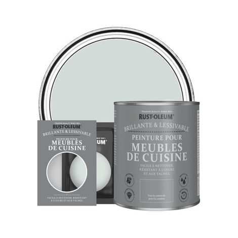 Peinture pour Meubles de Cuisine, Finition Brillante - Gris Pigeon (1/3)
