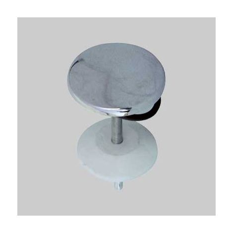 Tappo copriforo in colore cromo per ceramiche a tre fori Tecom TACPR  Cromo