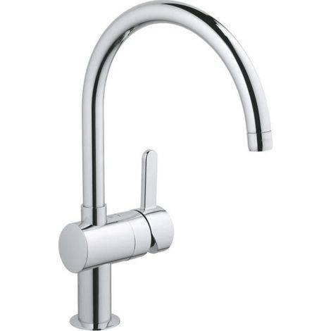GROHE Flair Robinet de cuisine avec levier et bec haut chrome (1/5)