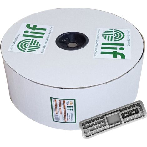 TUBO MANICHETTA GOCCIOLANTE Ø 16 - passo cm 30 - rt da mt 2500 Ø 16 - passo cm 30 - rt da mt 2500