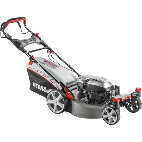 DEDRA DED8727-51C Cortacésped profesional con sistema de descarga eficiente, rojo/negro (1/3)