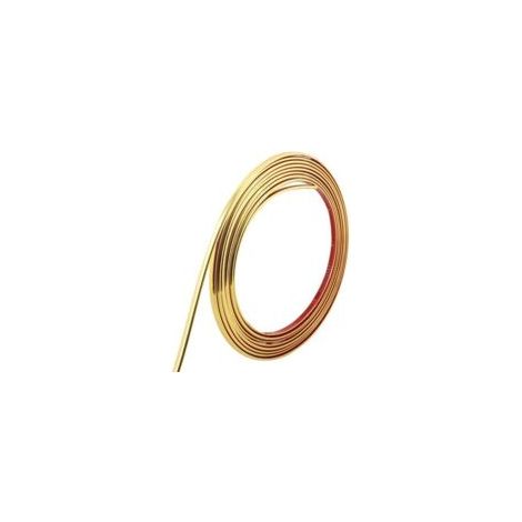 QORVA-Bande de bordure dorée autocollante flexible, bandes décoratives avec de belles coutures, adaptée aux murs, plafonds, sols, armoires et carreaux de céramique 10 m