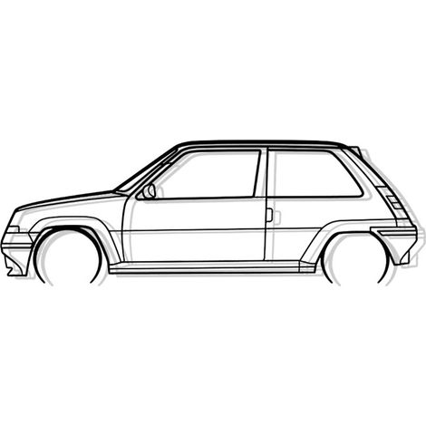 SHAPE PARIS - 5 GT TURBO - Wanddekoration - XS