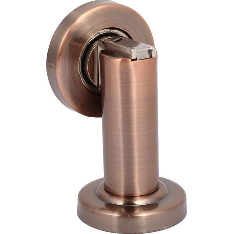 50mm Magnetic Door Stop – Antique Bronze Stainless Steel – Concealed Screws – Suitable for Solid Wood Doors (1/4)