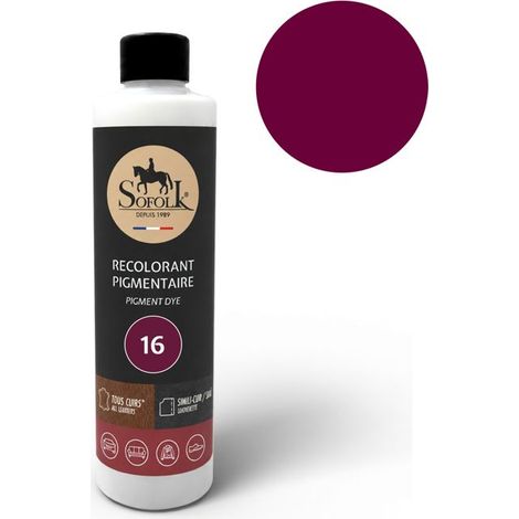 Pintura para cuero/piel sintética (125 ml, 16-VIOLETA) - SOFOLK - Cuidado para asientos y volantes de coche, sofás y zapatos. (1/5)