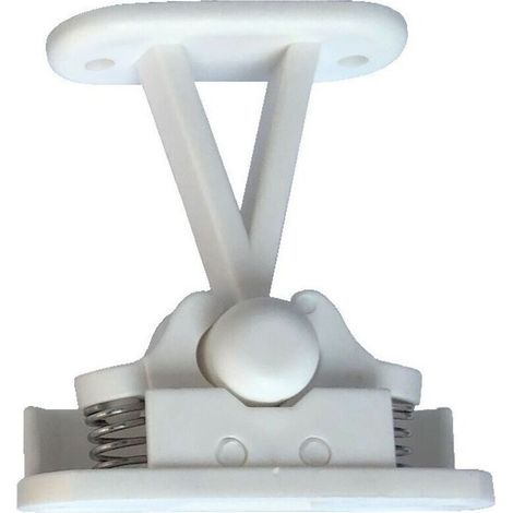 Butée De Porte À Ressort - Acier Inoxydable - Pour Portes Statiques Ou Mobiles - Caravanes Camping-cars Bateaux - 1 Pièce (1/4)