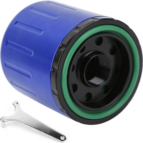 Filtre à huile réutilisable Ortviai M20x1.5 Acier inoxydable 304 avec aimant intégré lavable et durable pour moto Honda (1/5)