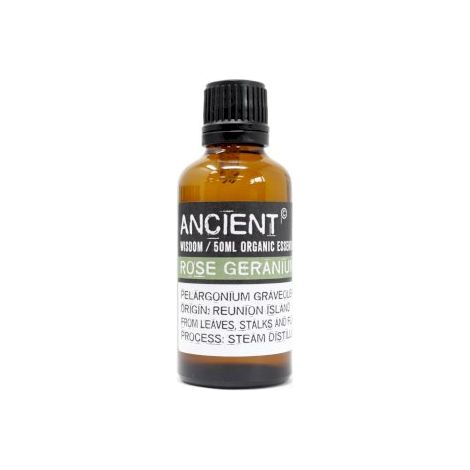 Huile Essentielle Bio de Géranium Rose 50 ml- Vendu par 1