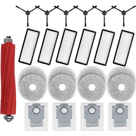 Filtre pour aspirateur brosse pour aspirateur Filtre de brosse pour aspirateur filtre de Qrevo S – Qrevo Pro – Qrevo MaxV – Qrevo Plus Aspirateur Main Side Brosse Filtre Serpillière Cloth Du (1/5)