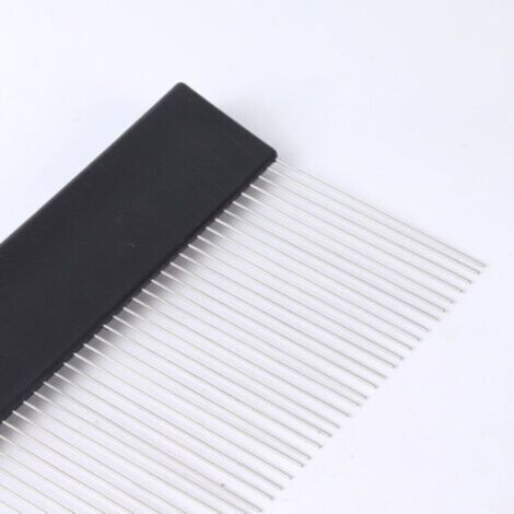 Outil de Texture Murale Acier Inoxydable Peigne à Grain pour Peinture Artistique Scarificateur pour Plâtre Accessoire Diy pour Décoration Intérieure avec Effet Lin sur Murs (1/4)