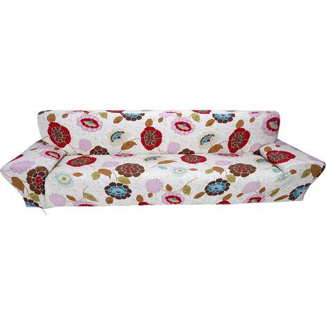 Housse de Canapé Extensible 4 Places Tissu Brossé Antidérapant Protection Meubles Élastique Lavable Machine 235-300cm (1/2)