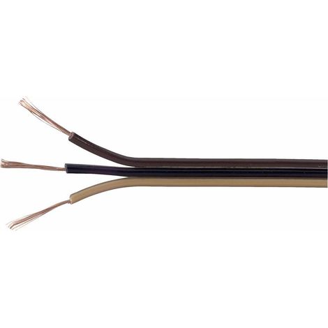 Fil de câblage TRU COMPONENTS FBC 1567057 3 x 0.14 mm² marron clair, noir, marron foncé 25 m (1/2)