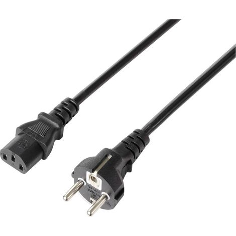 Cavo IEC Sygonix SY-5243888 Nero 3.00 m