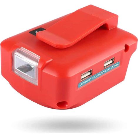 Adaptateur secteur USB de remplacement ADP05 pour batterie lithium-ion LXT 14,4 V - Milwaukee (1/5)