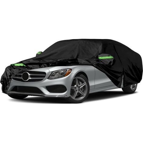 Bâche Voiture Étanche Compatible avec Mercedes-Benz Classe C W204 W205 W206 2008-2024, Housse de Protection Voiture Extérieur Respirante Contre Pluie Soleil Poussière (1/5)