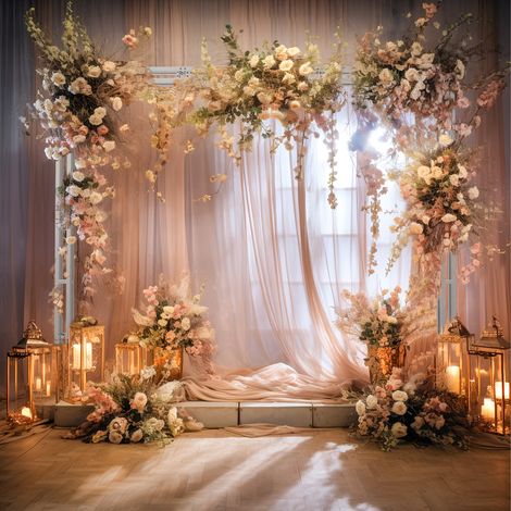 Arche Mariage en Fer Lot de 3 Segments de Support haut de 1m Solide Amovible pour Ballon Lumières de Décoration pour Anniversaire, Cérémonie, Jardin (1/5)