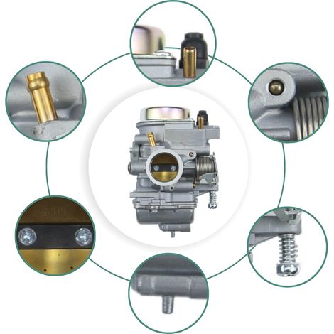 Carburetor suitable for SIZUKI RAIDER150 and RAIDER SHTRIA FU150 scooters.--DTEKGAZ