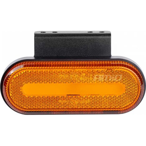 Lámpara de marcador LED OM-01-O ovalada naranja amio-02374 (1/5)