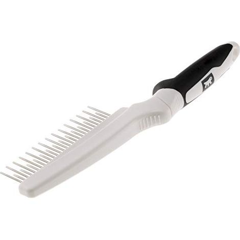 Ferplast Pettine con Denti Rotanti in Metallo Cromato GRO 5757 PREMIUM, per Cani e Gatti a pelo medio e lungo (1/3)