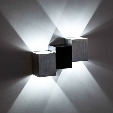 Applique murale intérieure LED blanc froid cuisine escalier chambre (1/5)
