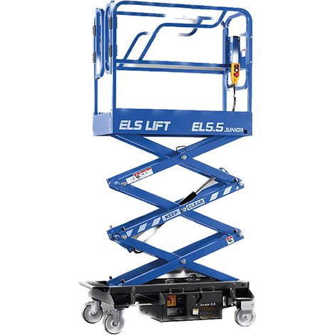 Piattaforma elevatrice pantografo - Altezza mass. di lavoro 5.50m - EL55-JUNIOR (1/4)