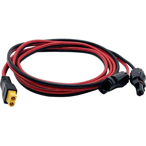 Connecteur 12AWG 5,5 mm pour câble solaire 2m, connecteurs moulés étanches pour panneaux solaires, boîtiers d'alimentation, batteries au lithium, modélisme