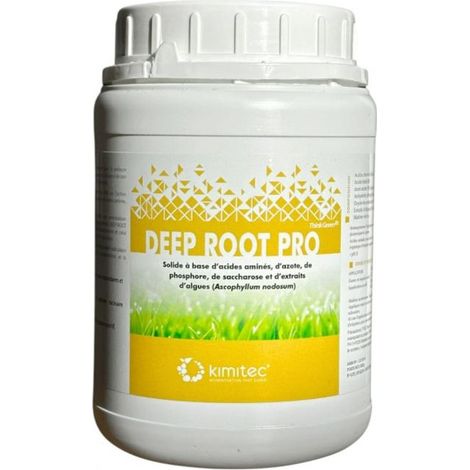 Biostimulant racinaire Deep Root Pro 0,5 kg pour gazon, arbres, fleurs - Kimitec NEG00997
