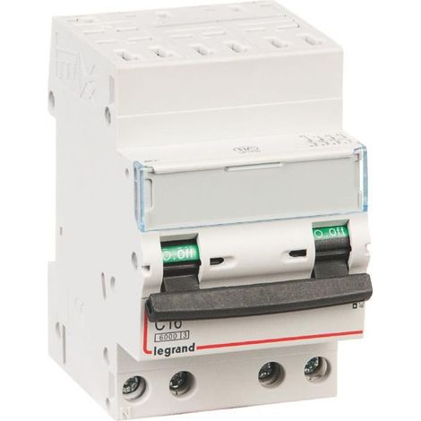 disjoncteur 32a 10ka courbe c tétrapolaire legrand dx3 auto / vis - 3 modules