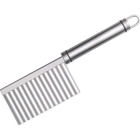Outil de coupe de garniture en acier inoxydable Crinkle Chip Cutter Trancheuse à légumes Trancheuse à vagues Trancheuse à pommes de terre pour pommes de terre Légumes Fruits Fruits (1/5)