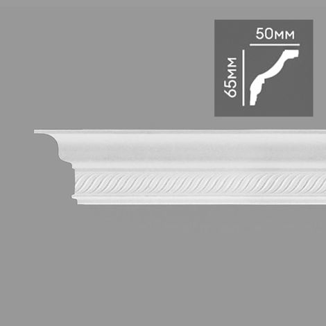 € 0,99ml  STOCK  Pacco da 130ml di cornice decorativa in polistirene compatto XPS 50X65mm D123-70