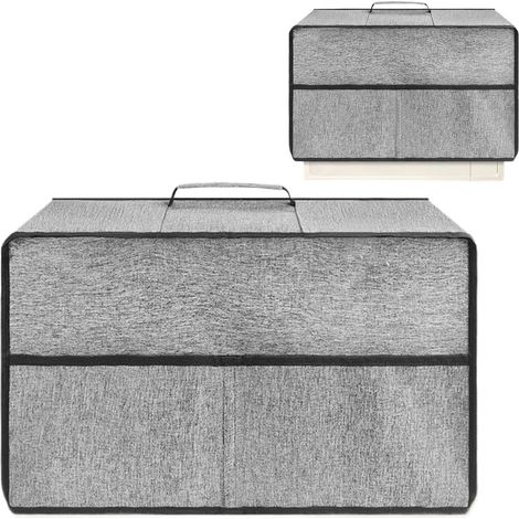 Housse en tissu résistant à la chaleur pour four à micro-ondes, housse de protection pour four à micro-ondes, housse de four à micro-ondes résistante à la chaleur avec poignée supérieure pour café (1/5)