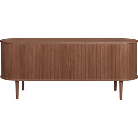 Credenza vintage in legno scuro 2 ante scorrevoli L160 cm EPIC