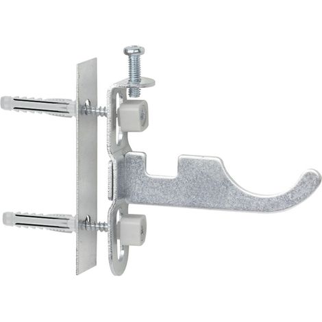 Supporto ferroli dritto per radiatori in alluminio - Zincato 95mm - Confezione da 50