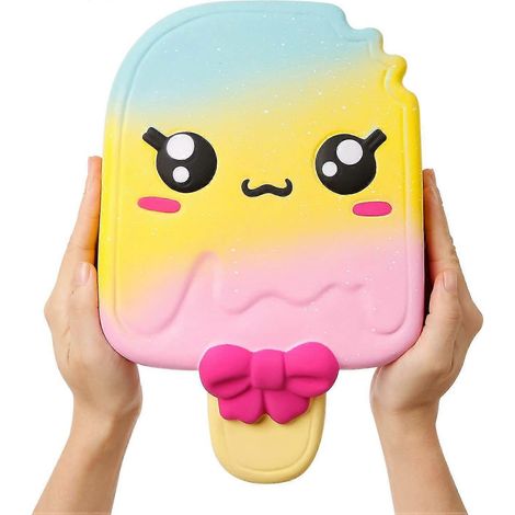 Squishies géants de 28 cm (11 pouces) parfumés à la glace, doux et à remontée lente, pour enfants, idéal pour soulager le stress. (1/5)