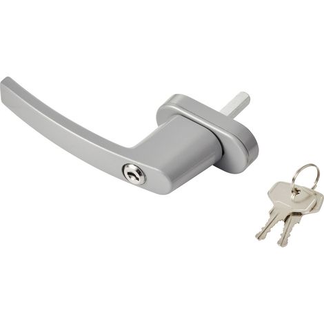 Sygonix SY-7065782 Fenstergriff abschließbar Silber