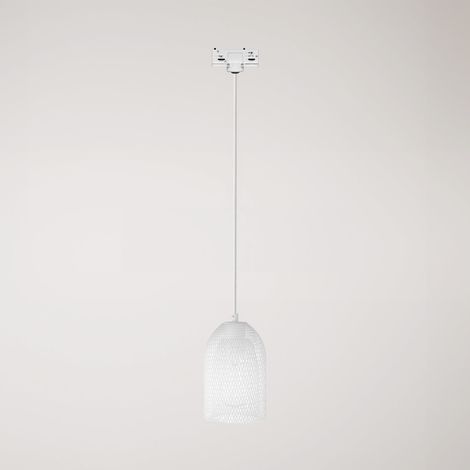 Creative Cables - Candeeiro suspenso Ghostbell com abajur para calha - lâmpada não incluída