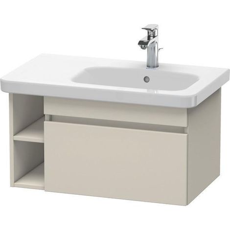 Sous-vasque pour lavabo DURASTYLE 448x730x398mm chêne noir / blanc mat