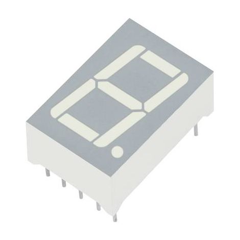 Kingbright Afficheur 7 segments vert 13 mm 2.2 V Nombre de chiffres: 1 SC52-11GWA Q87589 (1/2)