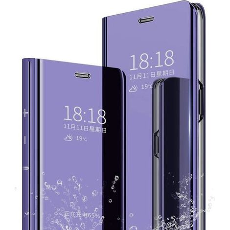 Custodia a libro per iPhone 13 Pro Max Viola chiaro (1/2)