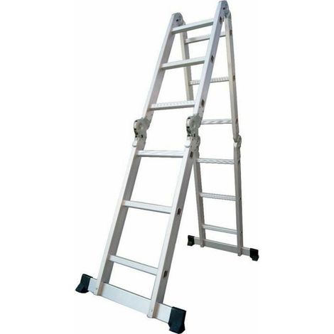 Fieldmann FZZ 4107 Teleskopleiter 3,6 m grau (1/3)