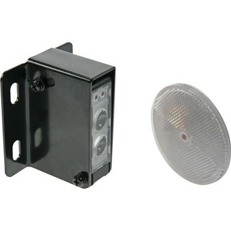 Velleman – Capteur photoélectrique rétro-réflexion 10m – Détection LED IR – Tension d'entrée CA/CC 12-250V – IP44 pour environnements humides (1/8)