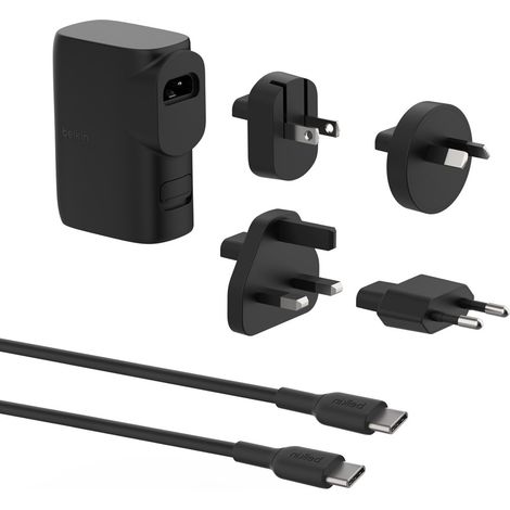 Belkin BPZ003bt1MBK-B6 Universel Noir Secteur Charge rapide Intérieure (1/5)