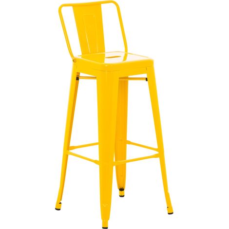 Taburete de bar de metal Mason Amarillo (1/5)