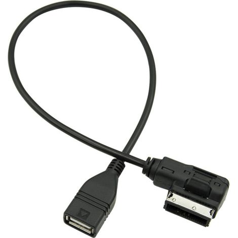 Jeffergarden 4F0051510G, Câble d'interface audio noir, adaptateur musical à large application pour MMI 3e génération (1/4)
