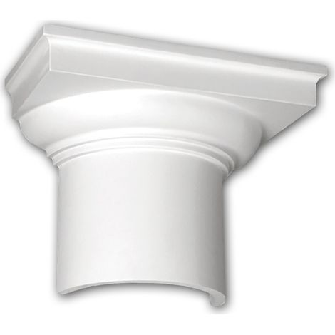 Half Column Capital 115002 Profhome Column Decorative Element Doric style white